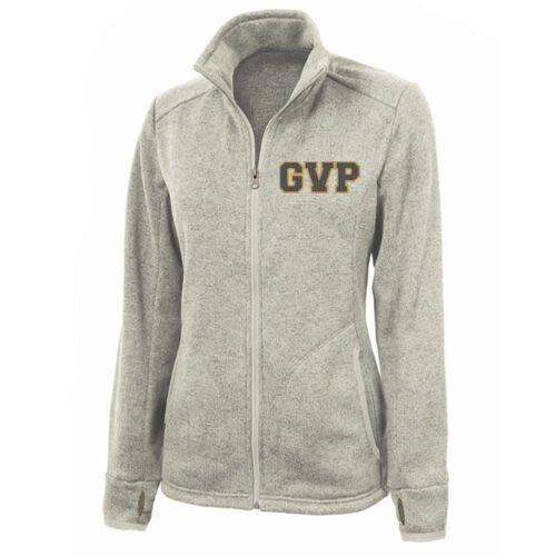 Women’s Heathered Fleece Jacket Thumbnail